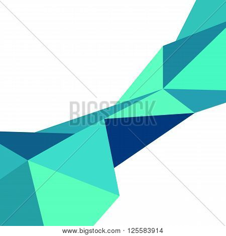 geometric header triangle colorful vector abstract background