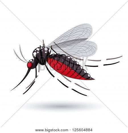 infectious gnat design, vector illustration eps10 graphic