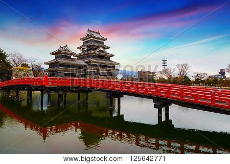 Matsumoto Castle in Matsumoto City, Nagano, Japan