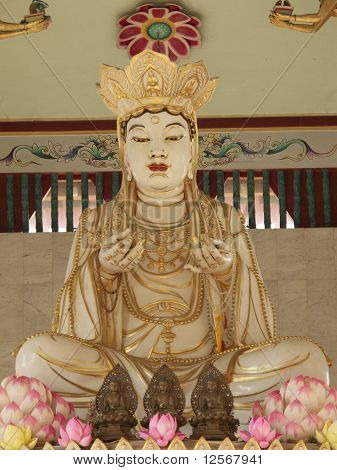 Staty av Bodisattva Samantabhadra