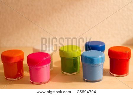 happy color paint color a table .
