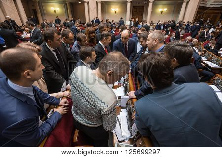 Session Of The Verkhovna Rada Of Ukraine