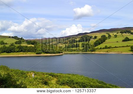 A view of Ladybower reservoir in Derbyshire England UK
** Note: Soft Focus at 100%, best at smaller sizes