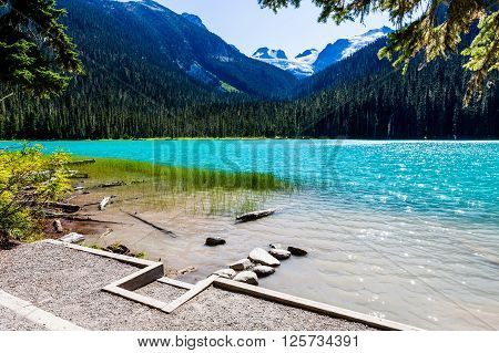 A highlight of the park is the turquoise blue waters of Lower Middle and Upper Joffre lakes all three of which are located along the trail and each more stunning than the last.