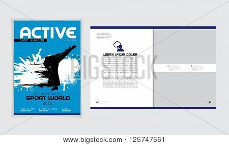 Design newspaper template
