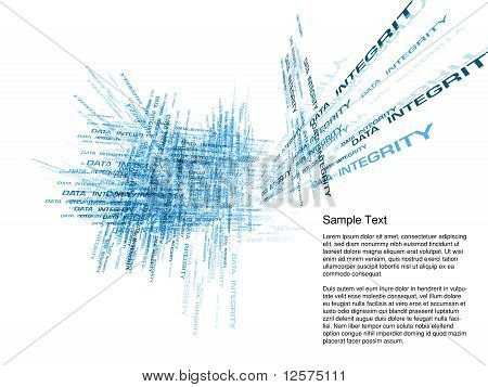 Daten-Integrität-Abstract