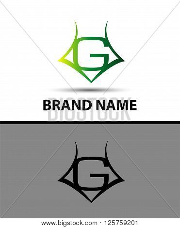 Letter G logo. Business logo vector illustration