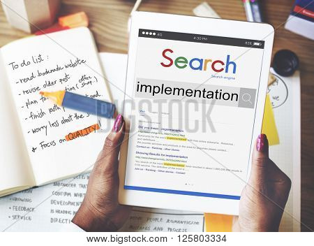 Implementation Execution Maintaining Perform Concept