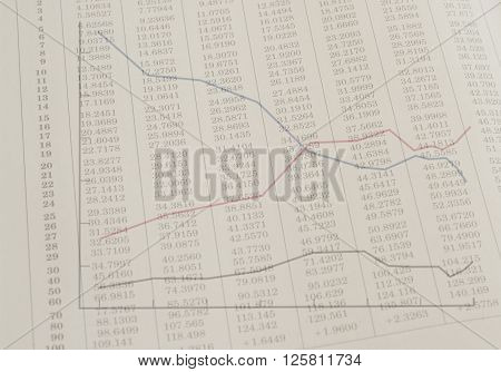Abstract Background - Business Concept - Numbers graph