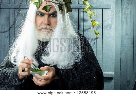 Zeus Making Potion