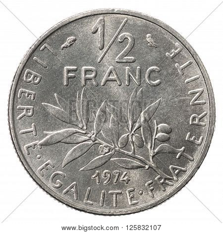 50 Silver French Sentimos