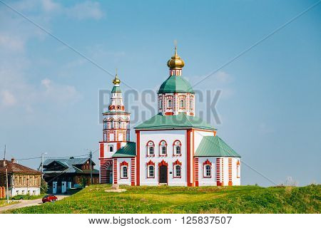 Church Of Elijah The Prophet Or Elias Church - Church In Suzdal, Russia. Built In 1744. Golden Ring Of Russia