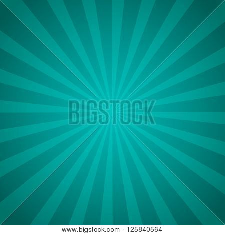 Sunburst Retro in vintage style. Vector illustration