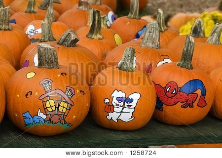Calabazas pintadas
