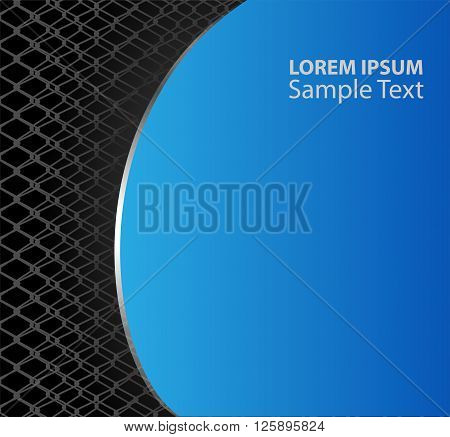 waves background. black background vector design template