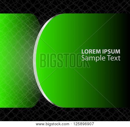 Abstract background in Green color. Green Abstract Background