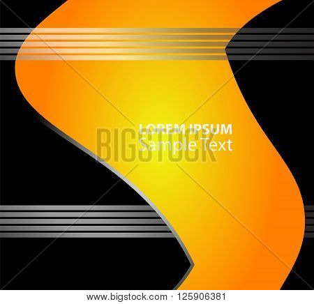Background with Orange, black color. abstract background with Orange, black color