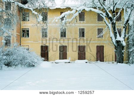 Maison en hiver