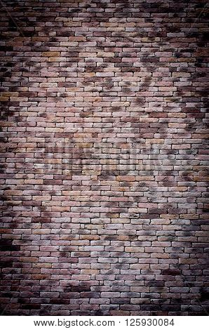 Old Grunge Brick Wall Background