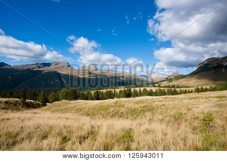 Panorama from Italian Alps from 