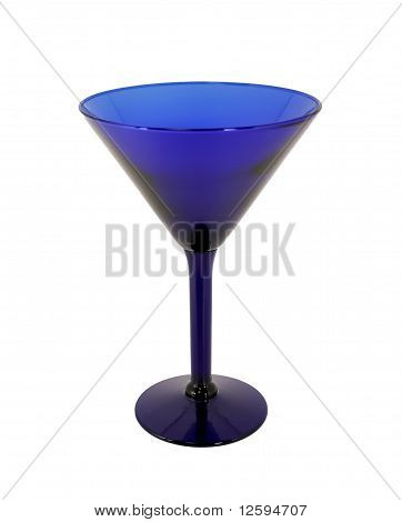 Cobalt Blue Wine Glass