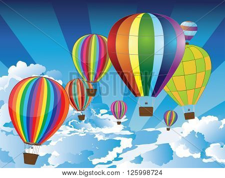 Air Balloons In The Sky