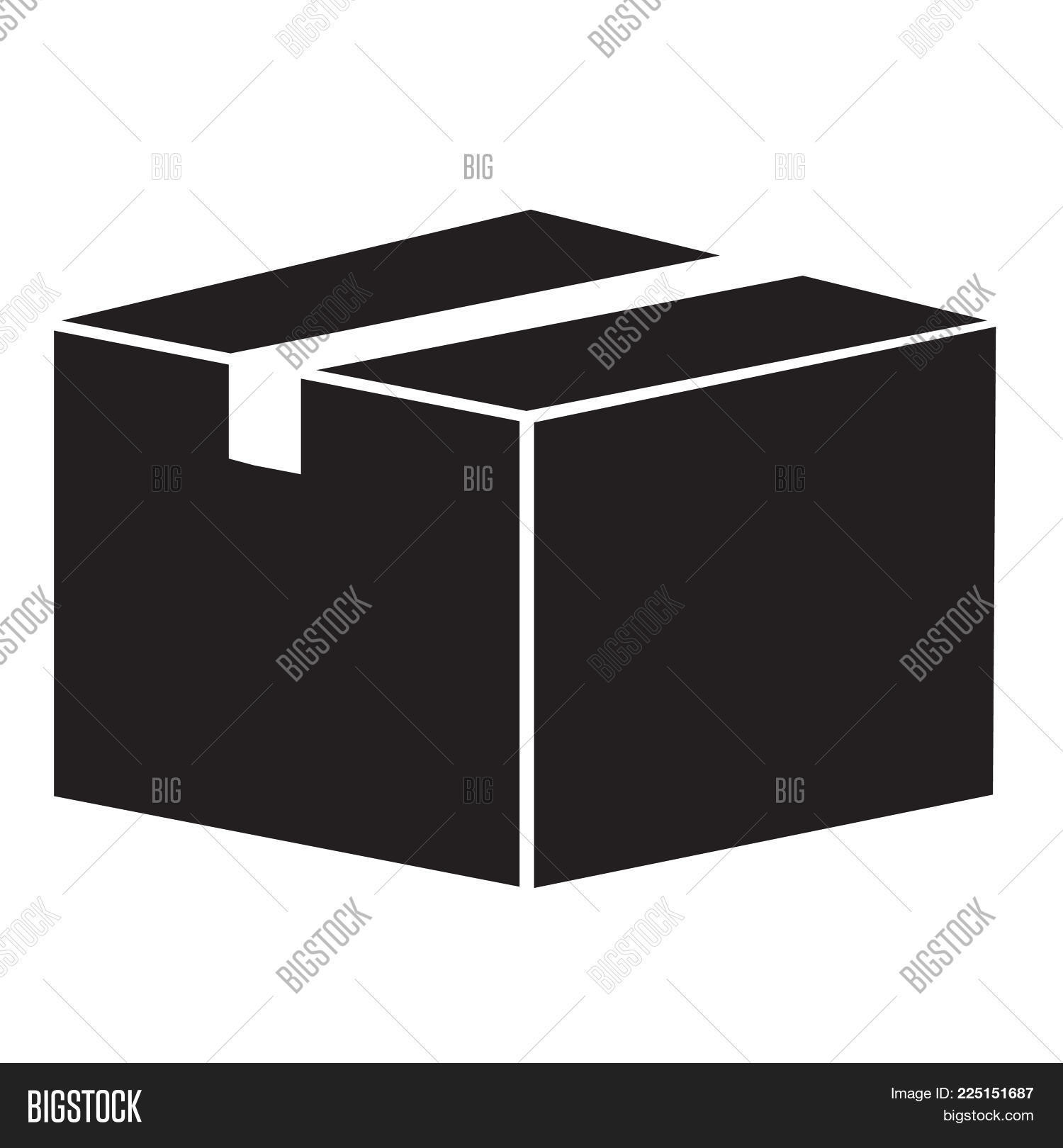 Box Icon On White Image & Photo (Free Trial) | Bigstock