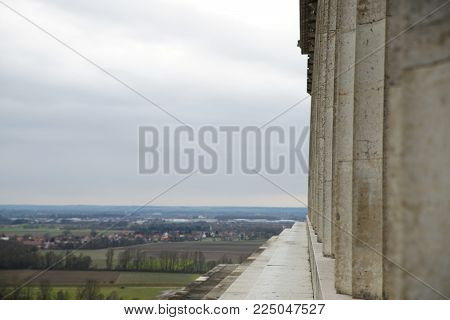 Memorial Walhalla In Donaustauf In The Bavarian District Of Regensburg