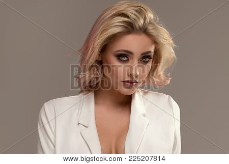 Beauty Portrait Of Sensual Woman.