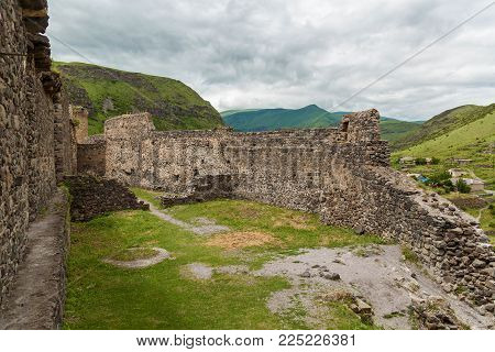 Old Khertvisi fortress on the top of the hill, Georgia