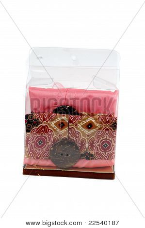 Een handschoen doos van weefsels bruiloft Souvenir pakket