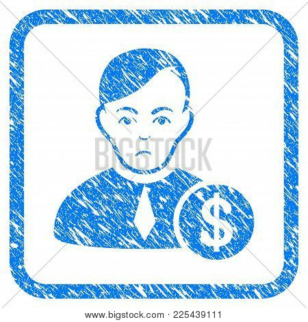 Commercial Loyer Rubber Seal Stamp Imitation. Icon Vector Symbol With Grunge Design And Dirty Textur