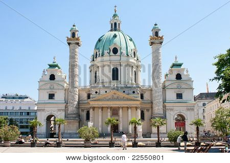The Karlskirche (St. Charles's Church), Vienna