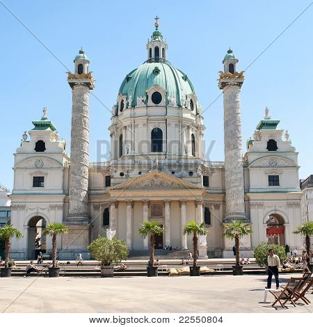 The Karlskirche (St. Charles's Church), Vienna