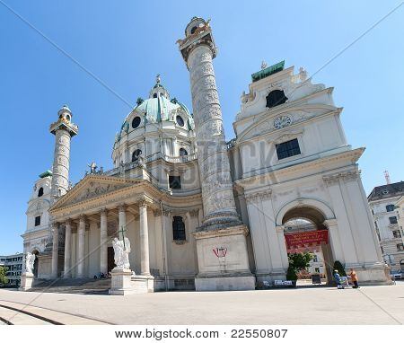 The Karlskirche (St. Charles's Church), Vienna