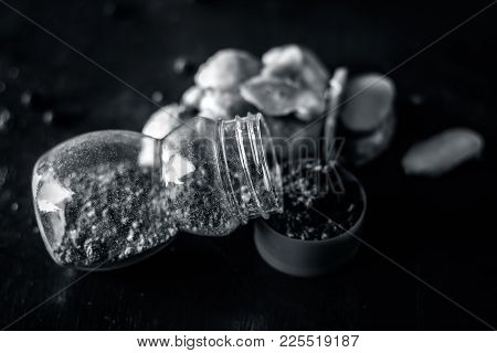 Close Up Of Ayurvedic Green Tea With All Of Its Ingredients I.e Black Pepper,cinnmon,ginger & Fennel