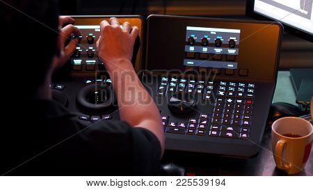 Telecine Controller Machine For Edit Color On Digital Video