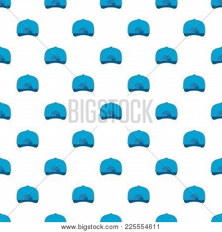 Baseball Cap Back Pattern Seamless In Flat Style For Any Design