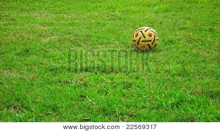 Ball auf dem Rasen