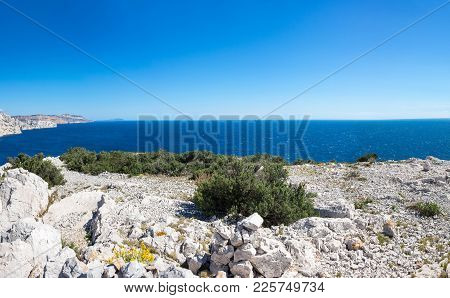 The Calanque De Morgiou, One Of The Biggest Calanques Located Between Marseille And Cassis, France