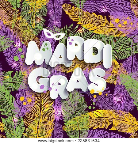Carnival Background. Seamless Patern With Hand Drawn Elements.