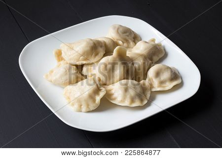 Fresh Traditional Polish Dumplings Called 