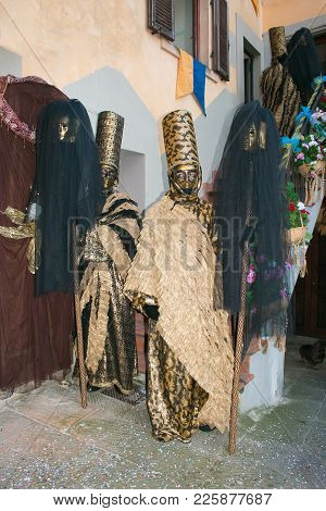 Carnival In The Medieval Village Of Castiglion Fibocchi