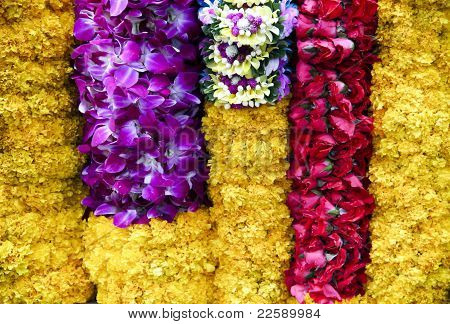 Thai Flower Girlanden Erawan-Schrein
