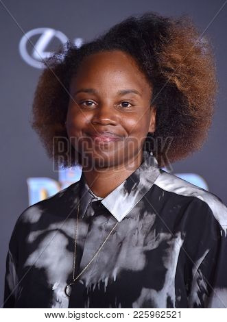 LOS ANGELES - JAN 29:  Dee Rees arrives for the 'Black Panther' World Premiere on January 29, 2018 in Hollywood, CA                
