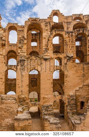 A Fragment Of The Historical Building Of The Gordian Amphitheater