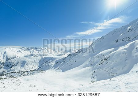 Pirin Mountains In Winter In Bulgaria