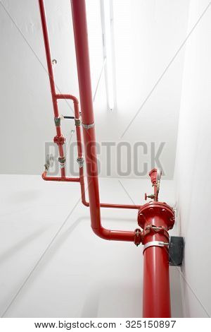 Fire Hydrant Pipe Connected To The Base