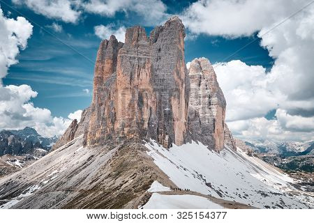 The Landscape Around Tre Cime Di Lavaredo, Dolomites, Italy