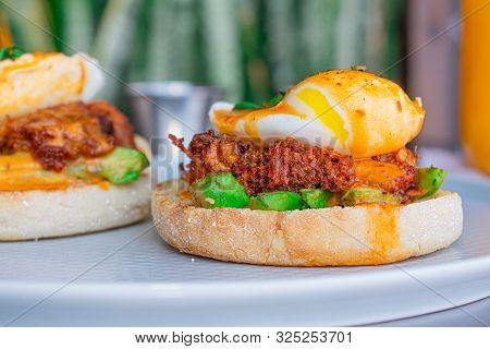 Huevos Benedictinos From Mexican Food